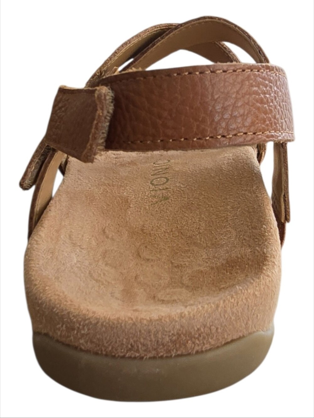 Vionic Raya Adjustable Leather Slingback Sandals - Picture 4 of 5